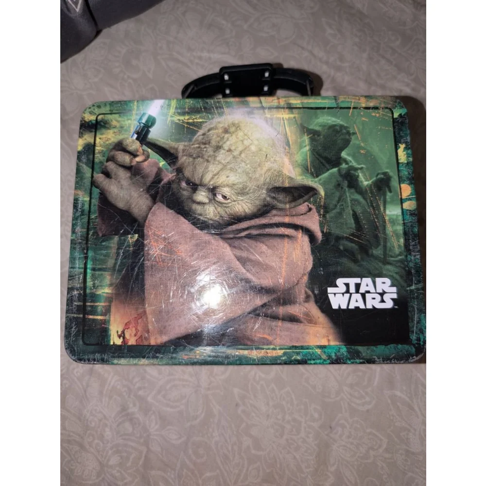 Star Wars Yoda Tin Lunch Box Green One Size